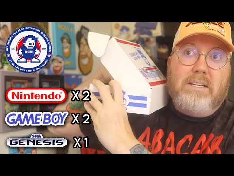 My Best Video Games Monthly Unboxing Yet! NES, Game Boy, Genesis