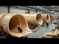 Inside Wooden Factory Mass Production Process Of Wooden Kitchenware Tableware