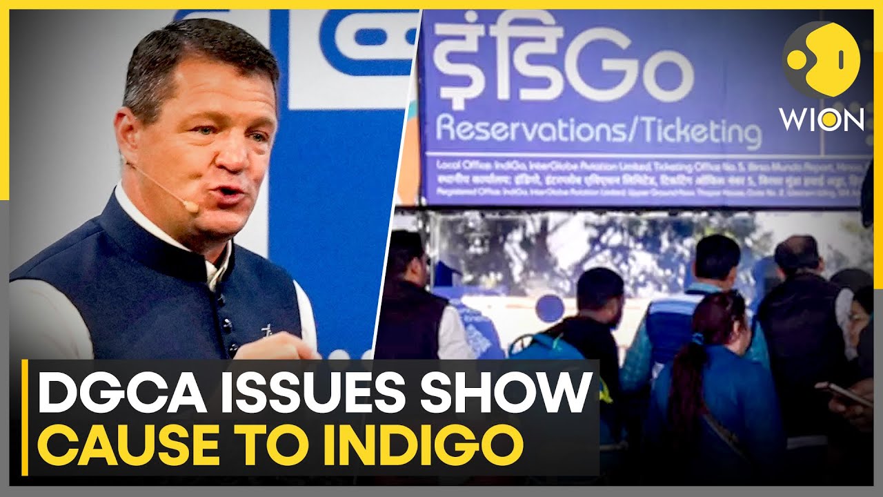 IndiGo Crisis: 24-Show Cause Notice to Indigo CEO as DGCA Rejects FDTL Claim | Wion