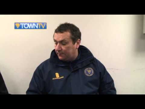 Micky Mellon pre Carlisle United away 14/15 - Town TV