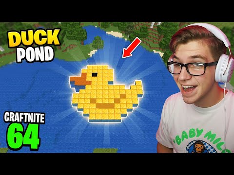 Craftnite: #64 - I MADE A HUGE DUCK POND!