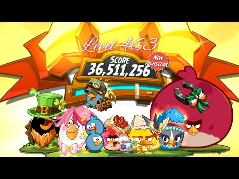Angry Birds 2: Level 463 (Hard Level)