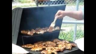preview picture of video 'chef king louie live:Grilling'
