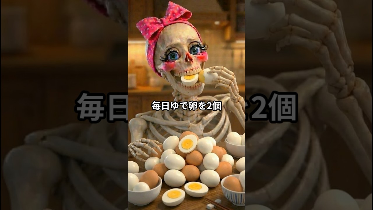 1年間毎日ゆで卵を2個食べ続けるとどうなる？