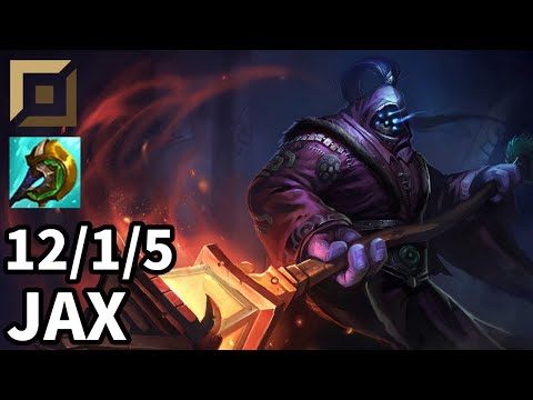Jax Top vs Udyr - Ranked Grandmaster - Patch KR 12.17