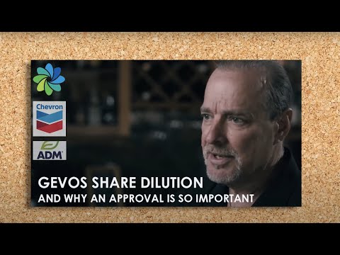 Gevo's share dilution - Here's why an approval is so important.