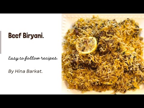 Beef Biryani | Dinner Recipes | Hina Barkat.
