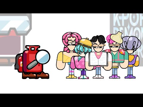 Mini Crewmate Kills Emoji KPop Demon Hunters Characters | Among Us