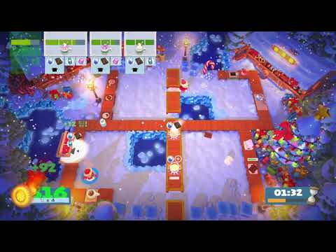 overcooked 2 christmas 1-3 switch 2 players 1512 score ( ellica and Ju2 )