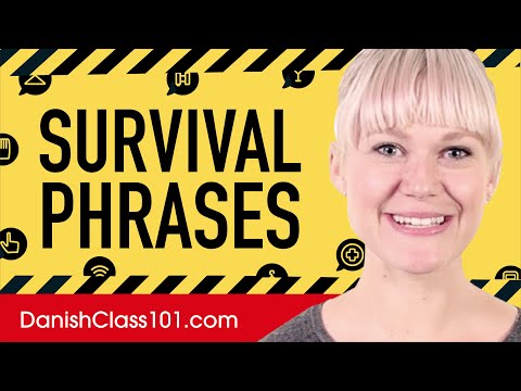 All Survival Phrases You Need in Danish! Learn Danish in 15 Minutes!