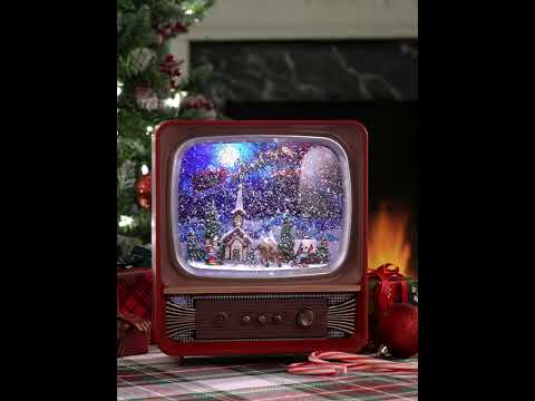クリスマスシーン　レトロテレビ 楽天市場】クリスマス レトロTV ミュージカルマシーン （LED