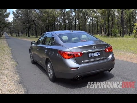 2014 Infiniti Q50 GT 2.0t 0-100km/h & engine sound