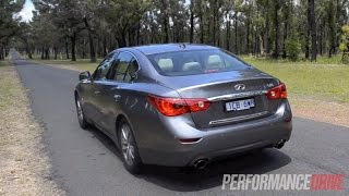 2014 Infiniti Q50 GT 2.0t 0-100km/h & engine sound