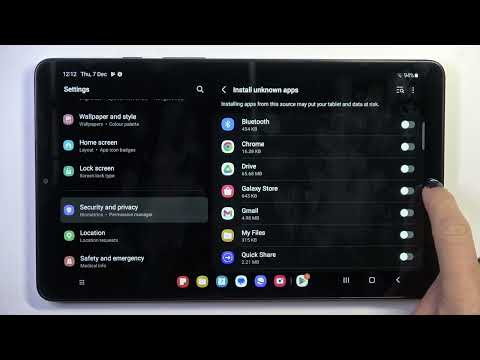 How To Install Apps From Unknown Sources On Samsung Galaxy Tab A9