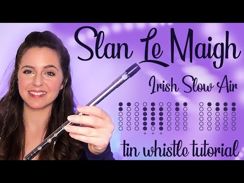 Slan Le Maigh - | Irish Slow Air | TIN WHISTLE COVER & TABS TUTORIAL