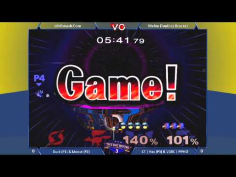 The Big House 3 - VGBC | Dr. PeePee & CT | Hax Vs. Duck & Moose - SSBM Doubles - Smash Melee