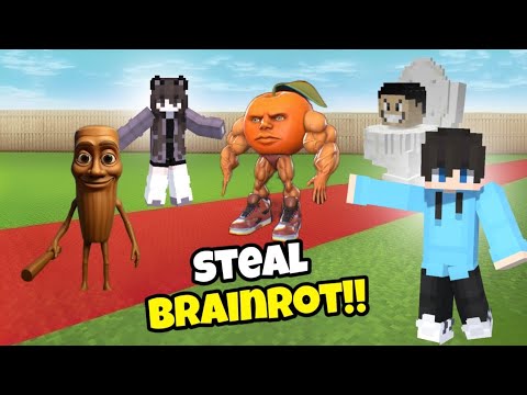 I Recreated Steal A BRAINROT Game In Minecraft | Sahir playz