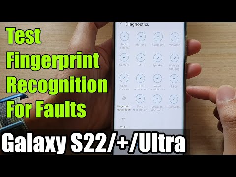 Galaxy S22/S22+/Ultra: How to Test Fingerprint Recognition For Faults
