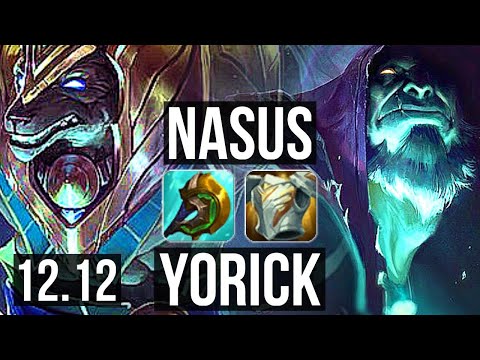 NASUS vs YORICK (TOP) | 1.1M mastery, 4/1/1 | NA Diamond | 12.12