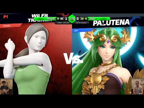 EVAC 21/2/20 - SSBU - Whissle (Wii Fit Trainer) vs SKF | Jacko (Palutena) - Top 8 LB