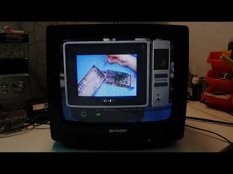 AkBKukU's Smallest Trinitron on an Early 2000s Sharp Television