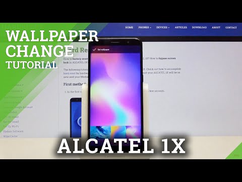 How to Set Up Screen Wallpaper on ALCATEL 1X - Display Look