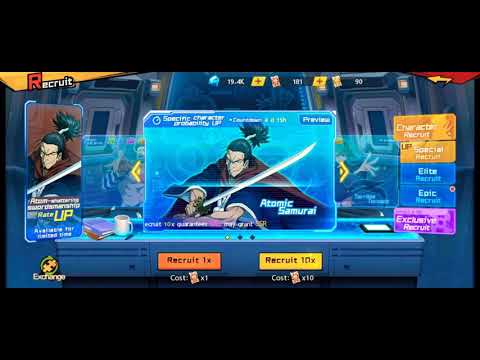 Atomic Samurai Rate Up Banner | One Punch Man The Strongest