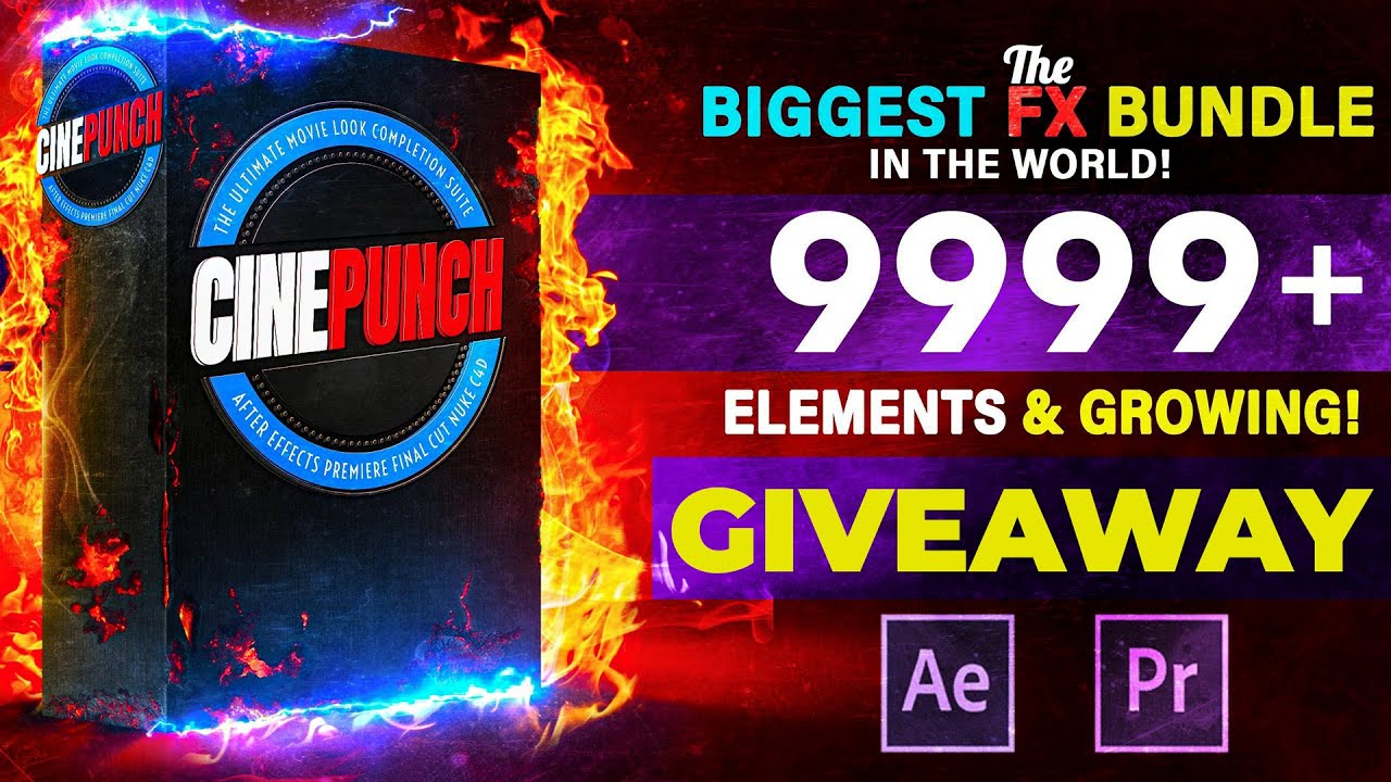 CINEPUNCH The Massive FX Bundle For After Effects & Premiere | Review