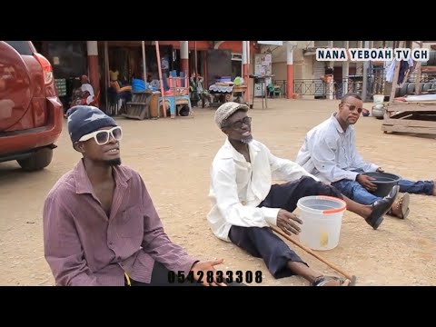 Blind Beggers Turn Bukom Boxers On Roadside 😅😅  Money Eye Red  💵 Ft Nana Yeboah Do Yawa