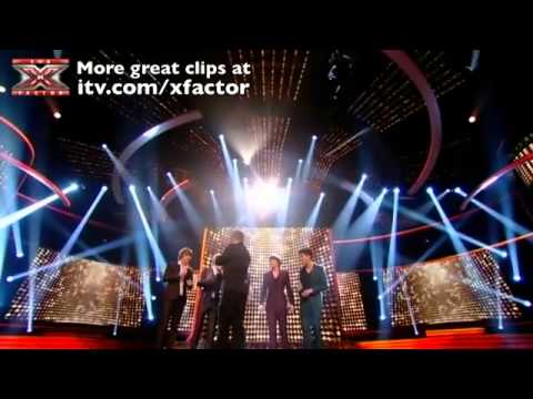 X Factor - One Direction & Robbie Williams - SHE'S THE ONE ( Final Performance 2010 )