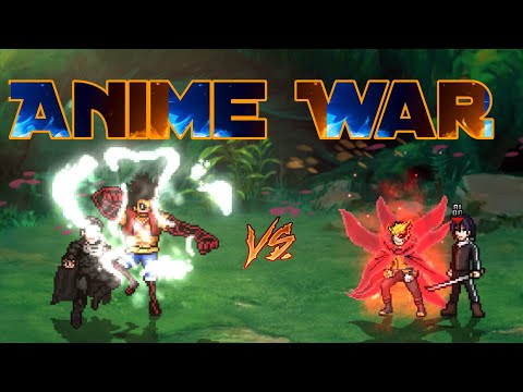 Luffy Snakeman V4 & Superman SC VS Naruto Baryon Mode V1 & Yato V2 in Jump Force Mugen