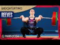 Olivia Reeves POWERS to historic U.S. weightlifting gold | Paris Olympics | NBC Sports
