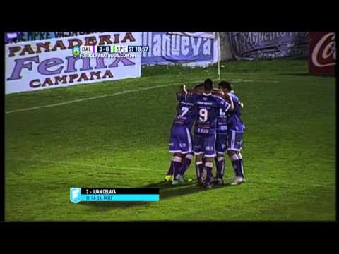 Gol de Celaya. Villa Dálmine 3 - Sp. Estudiantes 0. Fecha 37. Primera B Nacional 2015. FPT.