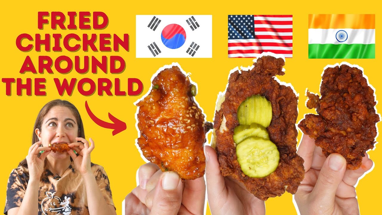 What Makes these Fried Chicken Recipes Different? (Indian, Korean, Nashville Hot)