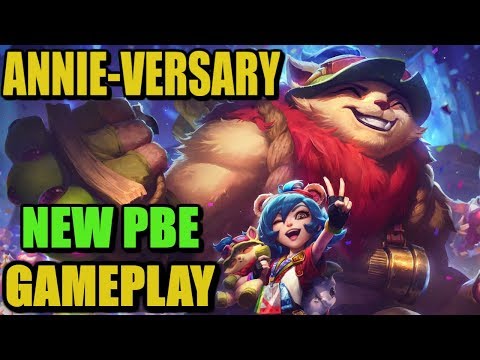 Annie-Versary skin gameplay | League of Legends | LoL | 10 years