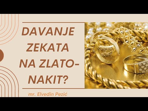 Da li žena treba da daje zekat na zlato-nakit koje nosi? - mr. Elvedin Pezić