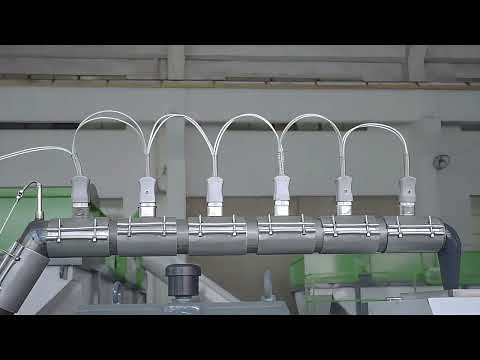 PP PS Waste Plastic Granulating Line Trial Run