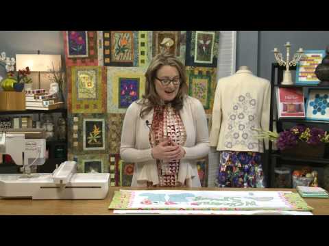 Absolute Beginner Machine Embroidery - Preview Episode 226 - Multi Hooping Techniques