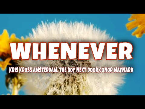 Whenever (Lyrics) feat. Conor Maynard - Kris Kross Amsterdam x The Boy Next Door