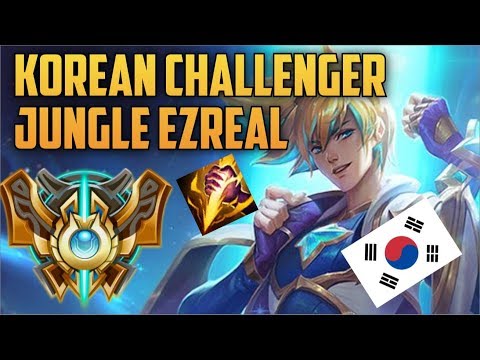 HIGHEST RANKED EZREAL JUNGLE KOREAN CHALLENGER BUILD GUIDE- Spirit and Punch (Korean Challengers)