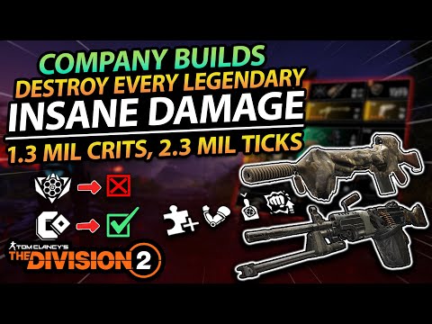 The Division 2 | CONCENTRATED COMPANY Destroys EVERY LEGENDARY in game! | Better than STRIKER?