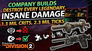 The Division 2 | CONCENTRATED COMPANY Destroys EVERY LEGENDARY in game! | Better than STRIKER?