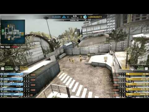 Cloud9 vs Luminosity - Americas Minor PGL Major Krakow 2017 map 2 on Cache