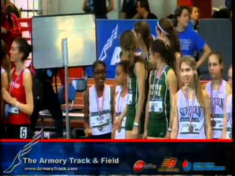 Girls 4x800m EE Awards - New Balance Indoor Nationals 2011