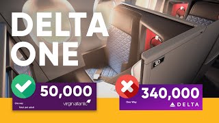 Book Delta One Business Class for Less Miles and Points