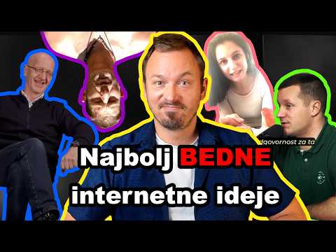 Najbolj BEDNE internetne ideje