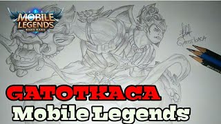 Download lagu Menggambar Hero Mobile Legends Gatotkaca mp3
