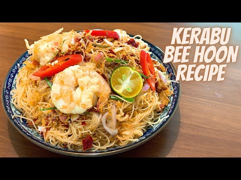 NYONYA KERABU BEE HOON RECIPE | KERABU BIHUN RECIPE | HOW TO MAKE KERABU BEE HOON | KERABU BEE HOON