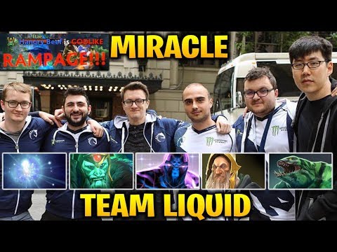 Miracle Team LIQUID get RAMPAGE when Diving Enemies Base