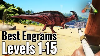 Best Engrams for Level 1-15 in ARK: Survival Evolved